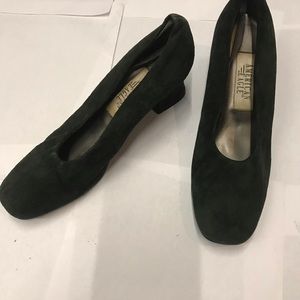 Green Suede American Eagle by Payless Heels